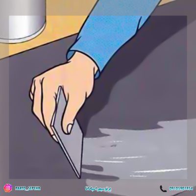چسب‌کاری عایق رولی